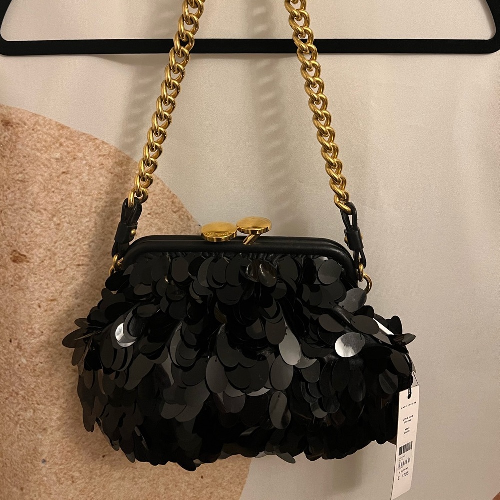 Black Sequin Marc Jacobs Purse